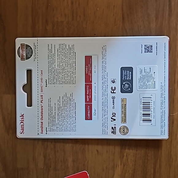 SANDISK Outdoor plus 32 GB x 2 cards - Picture 3 of 5